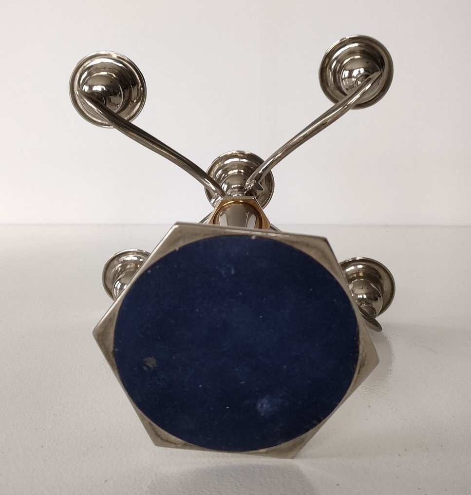 Solingen SBS - Candlestick 5 fires and 2 fires (2) - Silver finish, gold finish #4.3