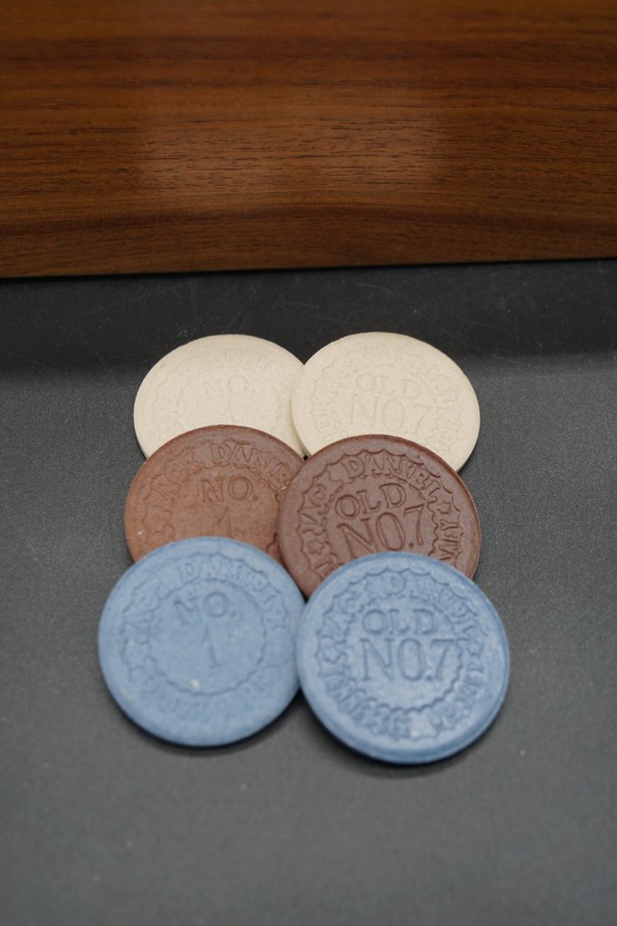 Jack Daniel's Old No 7 - Clay Poker chips Luxury set  - b. 1960年代, 1970年代 - N/A #2.1