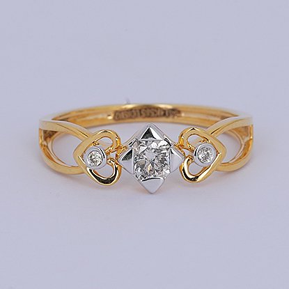 χωρίς τιμή ασφαλείας - Δαχτυλίδι - 14 καράτια Κίτρινο χρυσό -  0.34ct. tw. Διαμάντι (Φυσικό) - Διαμάντι - Δαχτυλίδι με μονόπετρο διαμαντιού #1.0