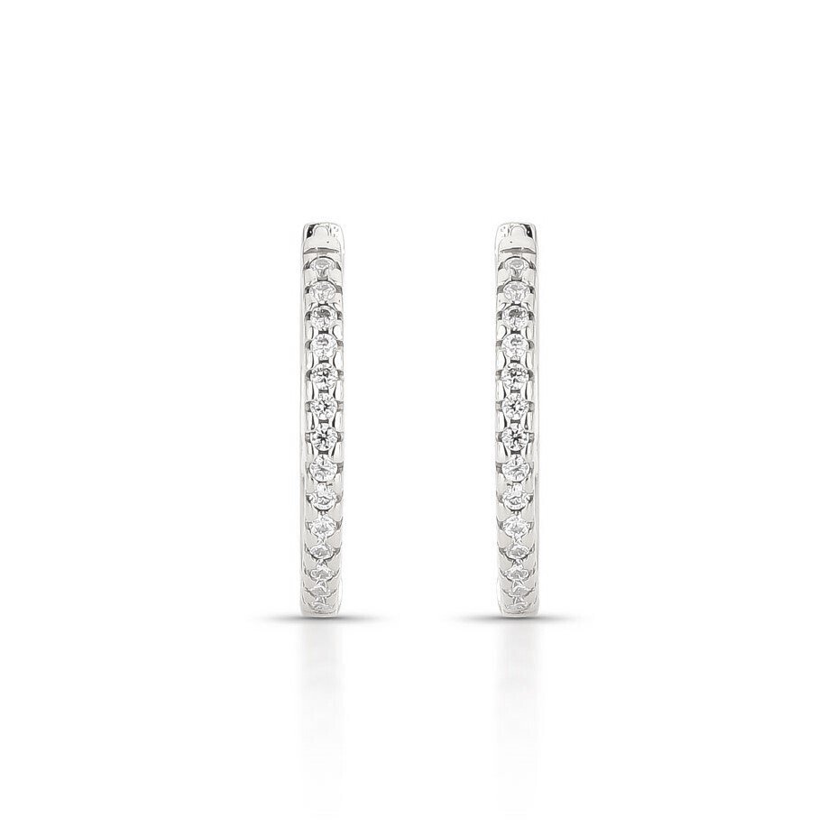 耳環 - 14 克拉 白金 -  0.35ct. tw. 鉆石 (天然)  - 802792 #3.2