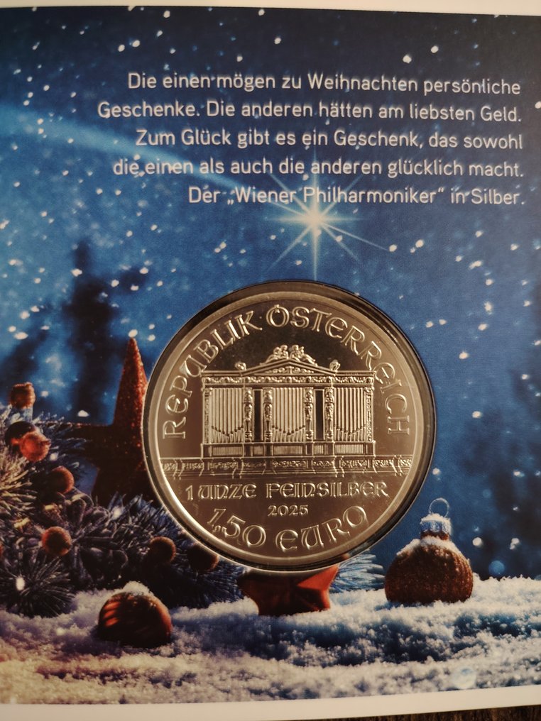 Αυστρία. 1 1/2 Euro 2025 "Wiener Philharmoniker" (χωρίς τιμή ασφαλείας) #1.0