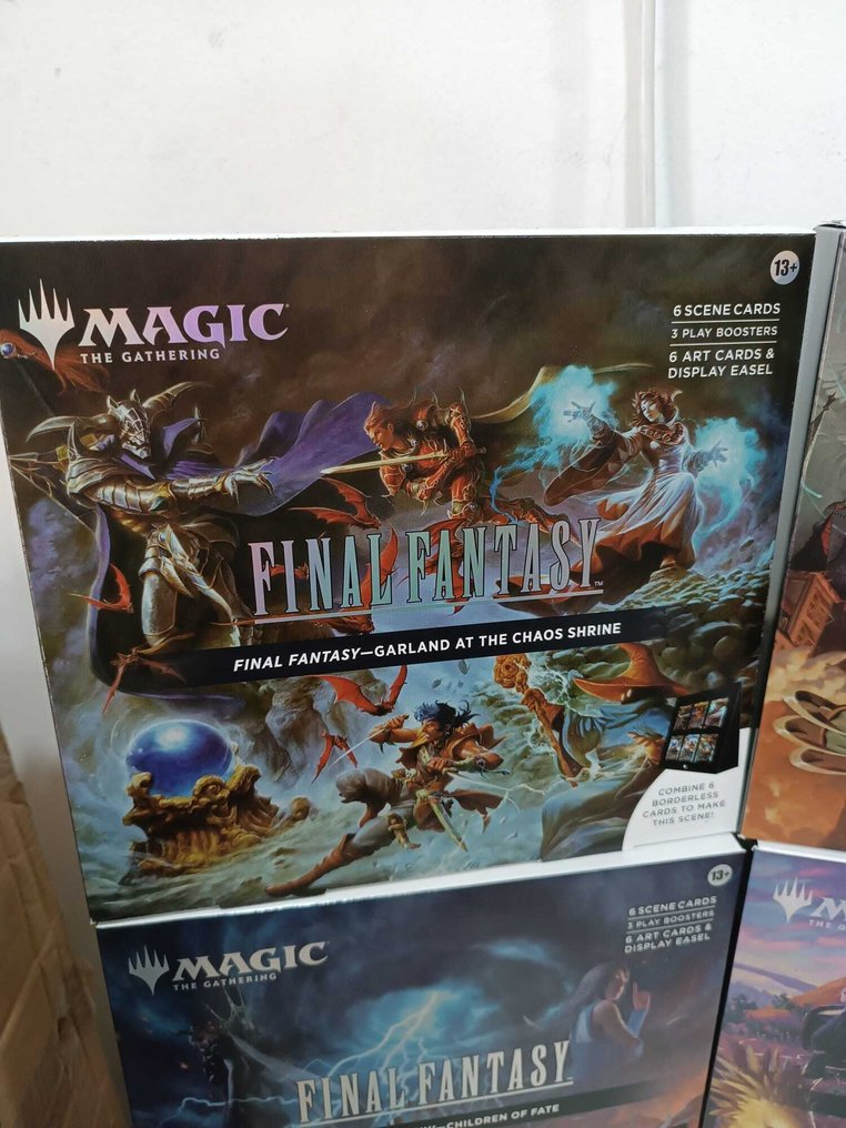 Wizards of The Coast - 4 Booster pack - Magic: The Gathering - Magic the Gathering Final Fantasy Scene Box Display Pack 4 #2.1