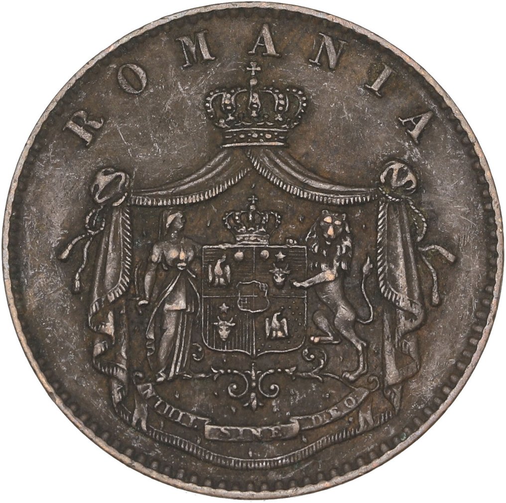 Ρουμανία. 5 Bani 1867 Carol I #1.0