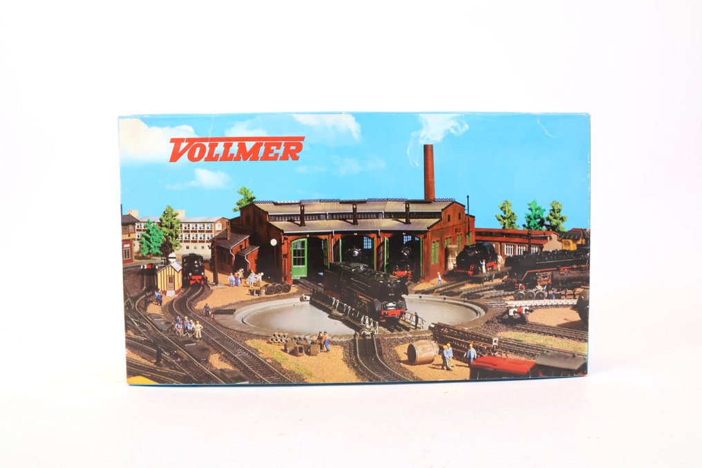 Vollmer H0 - 5754 - Kituri de construit machete tren (1) - Pachet de construcție pentru magazie cu trei compartimente #1.0
