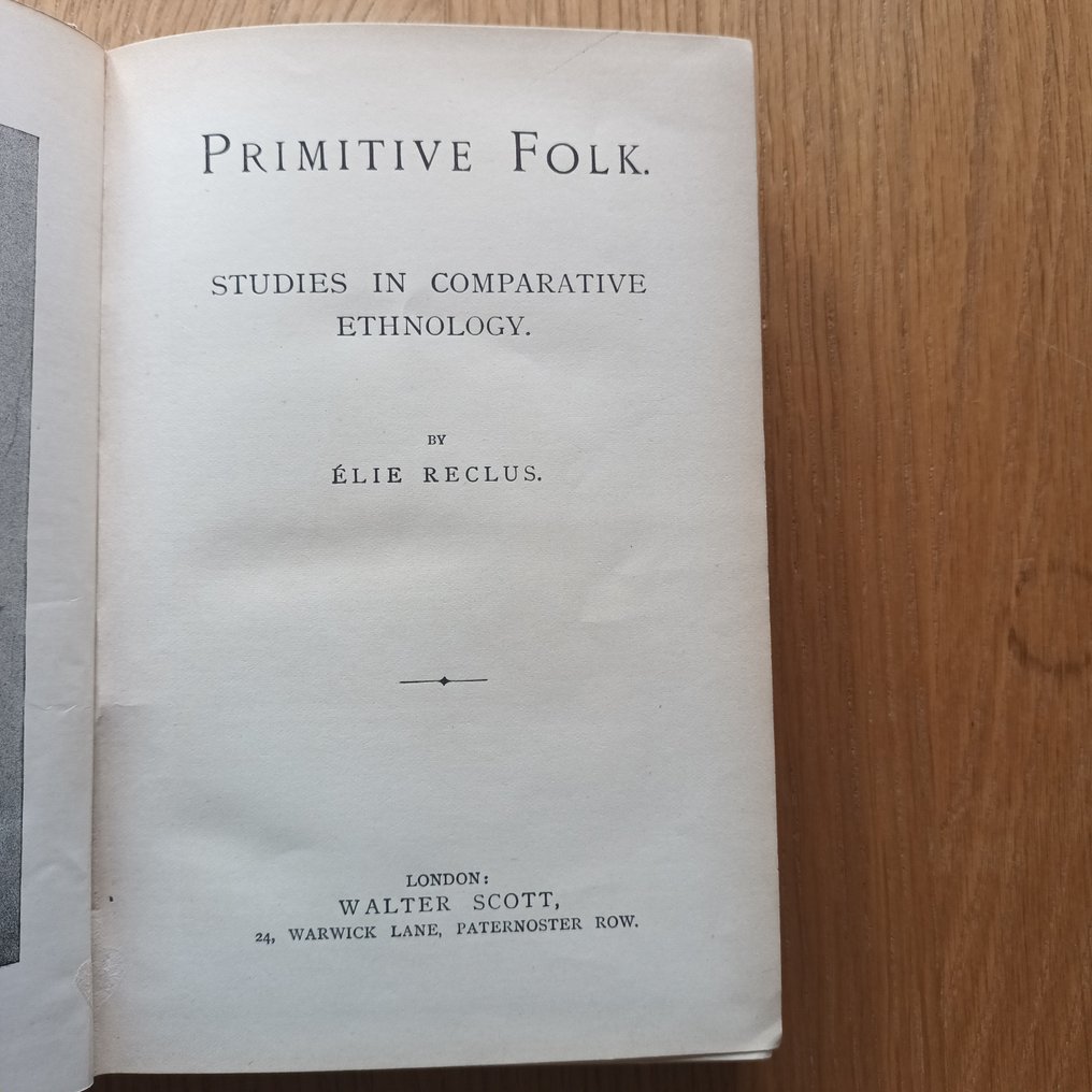 Élie Reclus - Primitive folk - 1891 #2.1