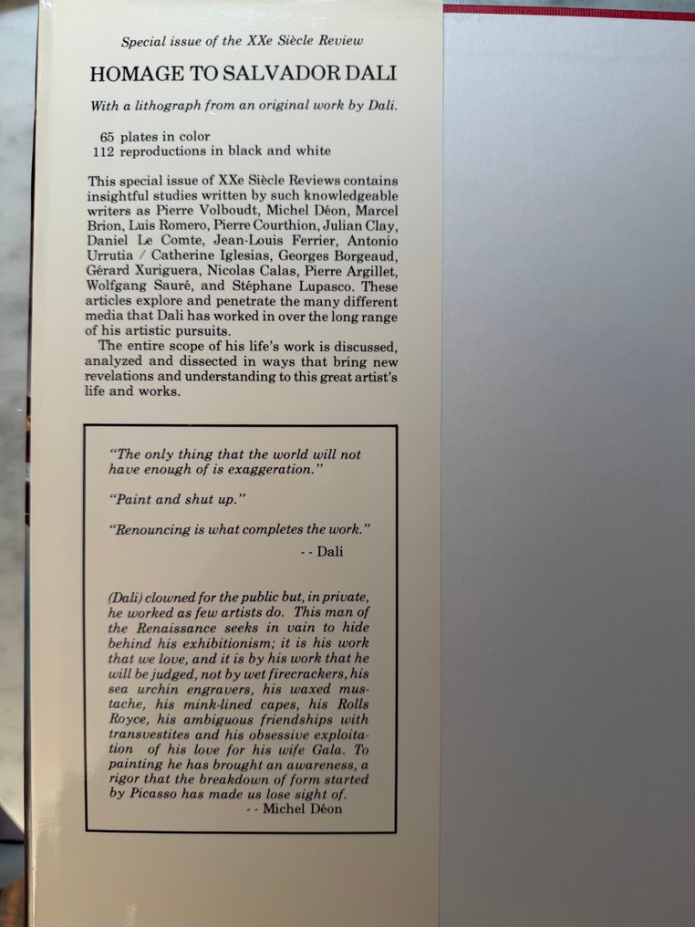 Salvador Dali - Homage to Dali - 1980 #3.2
