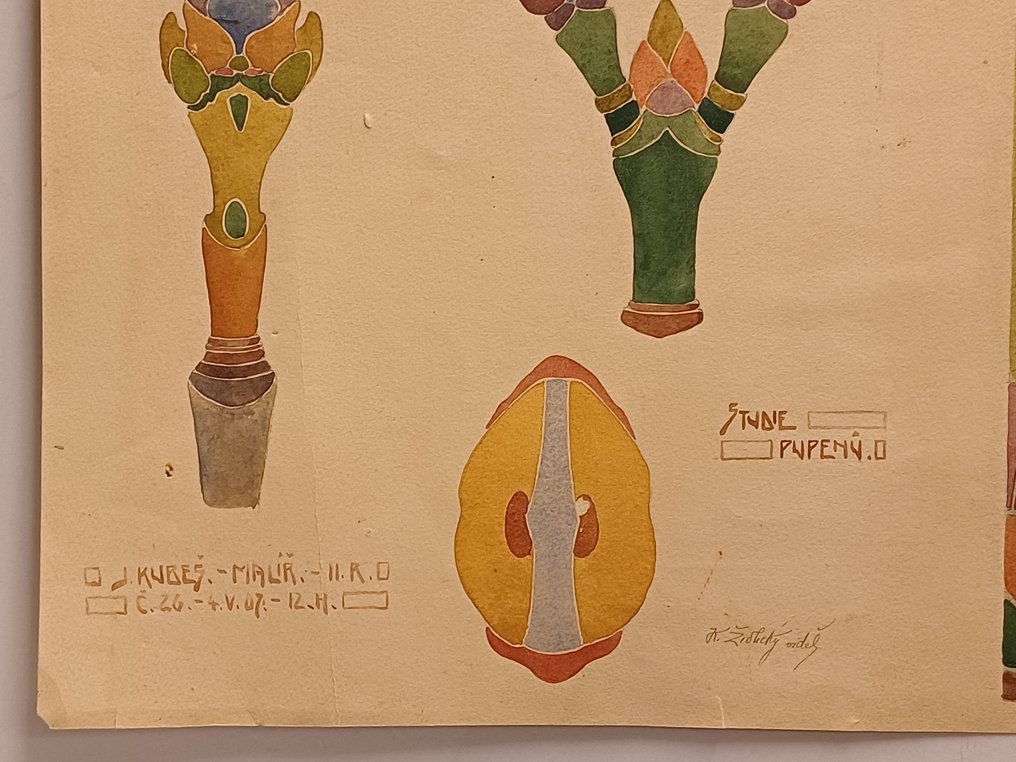 Wall decoration - Design for ceramics - Czechia - Original design #3.2