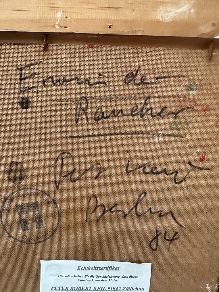 Peter Robert Keil (1942) - Erwin der Raucher #4.3