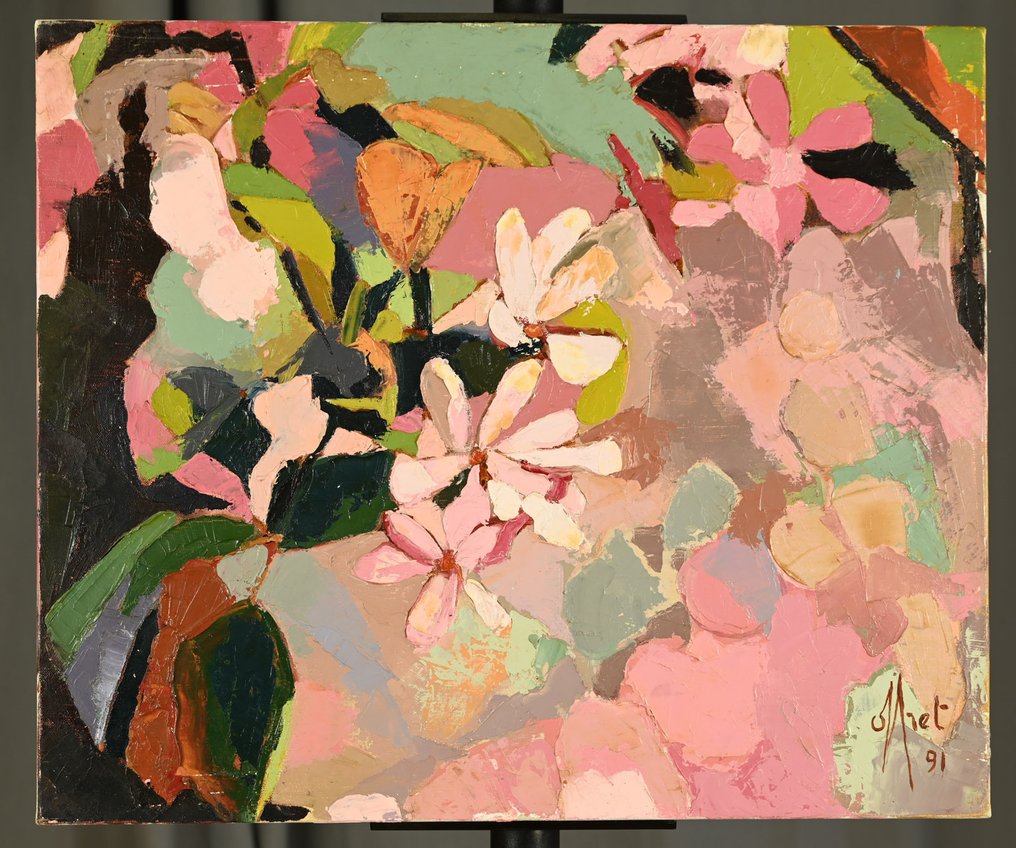 Yves Offret (1946 - 2004) - Fleurs de rêve, évasion #1.0