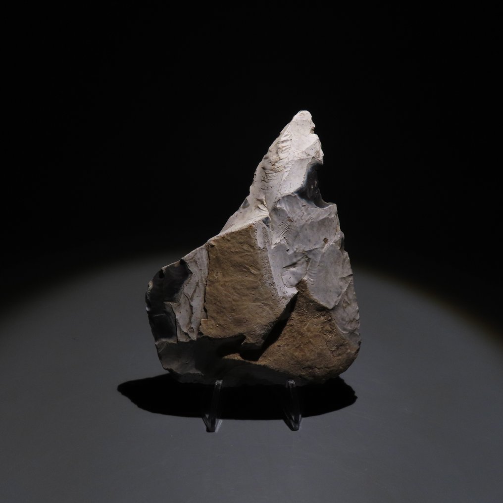 Neolithic Flint Tool. Spiennes, 4500-3500 BC. 13 cm height. Spanish Import License.  (No reserve price) #1.0