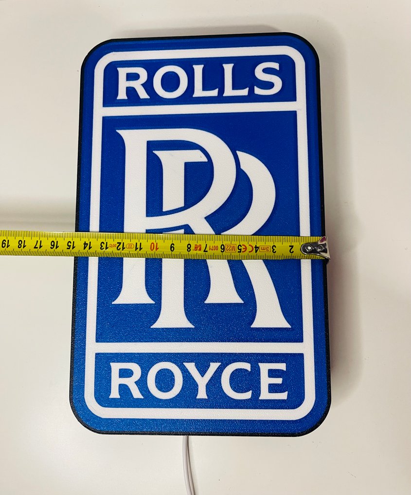 Custom illuminated wall lightbox – Luxury automotive emblem design – Made in Italy - Cr3ativid - Insegna luminosa - Plastica #4.3