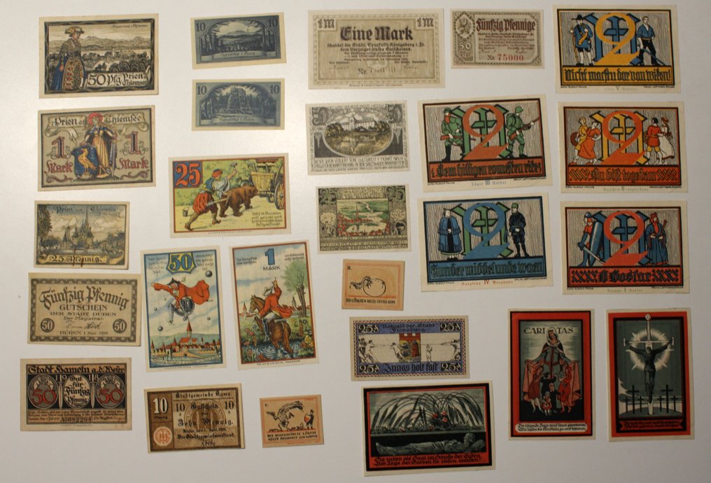 Germany. - 103 Notgeldscheine 1920's  (No reserve price) #2.1