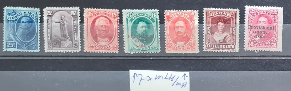 夏威夷  - a890）少见提供的经典邮票在3张照片中 #1.0
