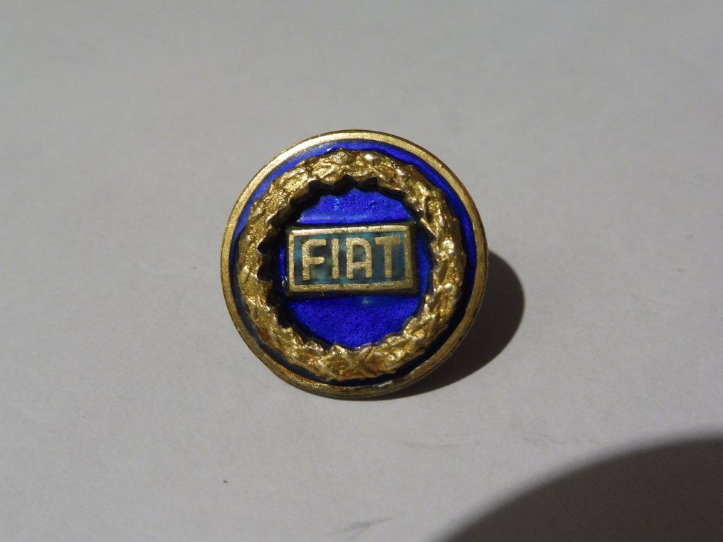 Badge - Fiat - Spilla rotonda in smalto #4.3