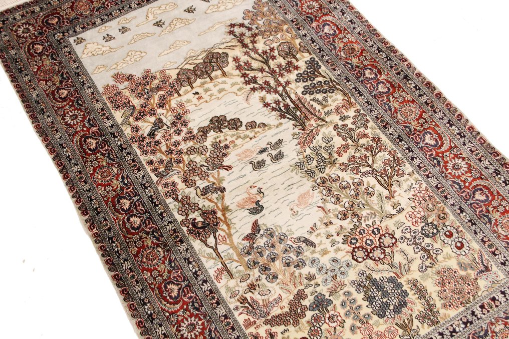 China tapete de seda - Tapete - 153 cm - 91 cm - Tecidamente elaborado com requinte #4.3