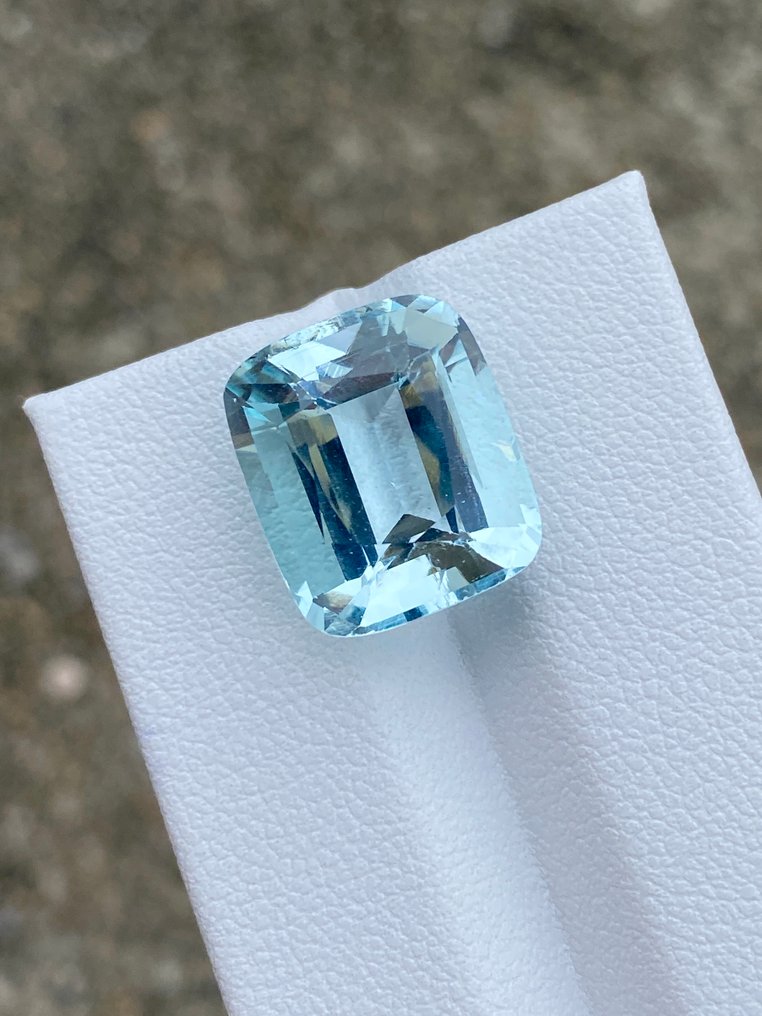 1 pcs  蓝色 海蓝宝石  - 10.81 ct - 国际有色宝石协会（ICA GemLab） #1.0