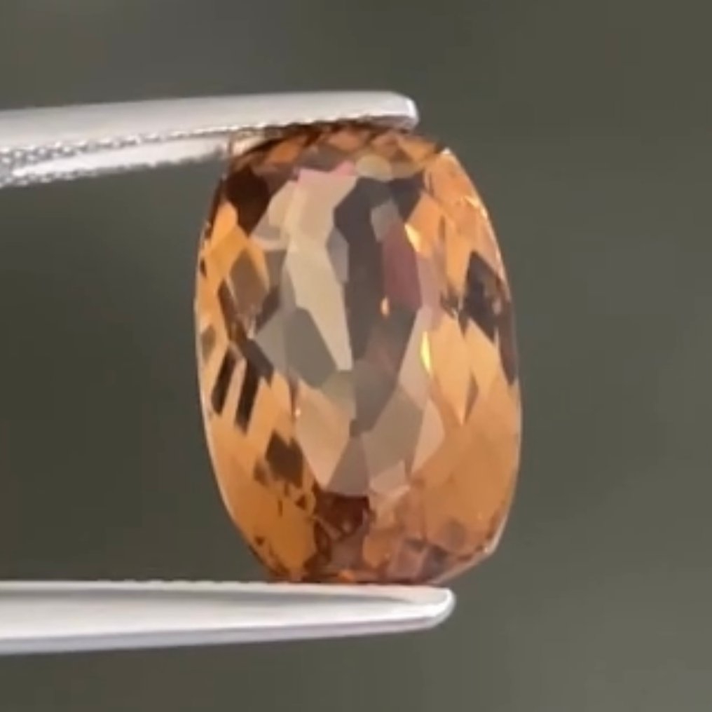 没有保留价 橙色 黄宝石  - 14.07 ct - 国际有色宝石协会（ICA GemLab） - Champagne Whisk Topaz #3.2