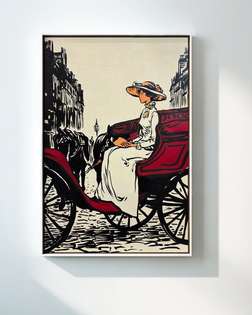 Flavia Delgado - LA NOVIA EN EL CARRUAJE ROJO XL (NO RESERVE) #3.2