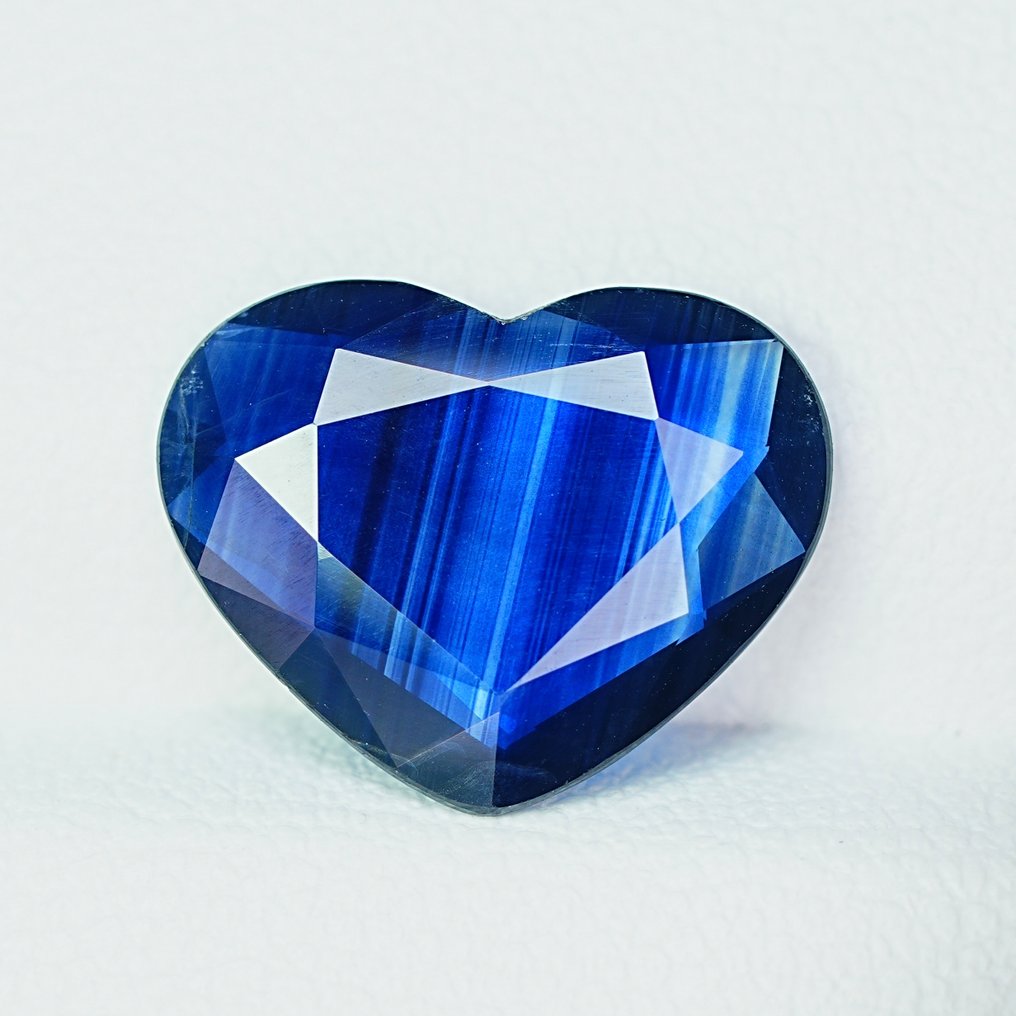 Fără preț de rezervă Albastru Safir  - 3.90 ct - Asociația internațională de pietre prețioase colorate (ICA GemLab) #1.0