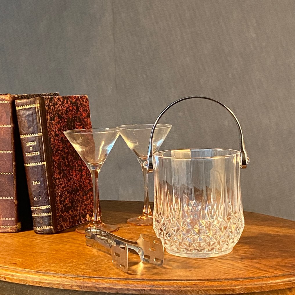 Iskjøler - Krystall, Stål, italiensk design på 60-tallet #3.2