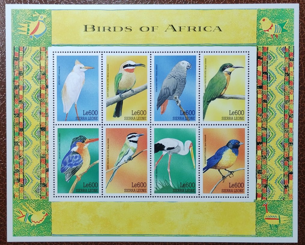 Σιέρρα Λεόνε 1980/2001 - Ολοκληρωμένη συλλογή με θέμα τα πουλιά, MnH. - MC. 1897 - 1917 (J14) #1.0