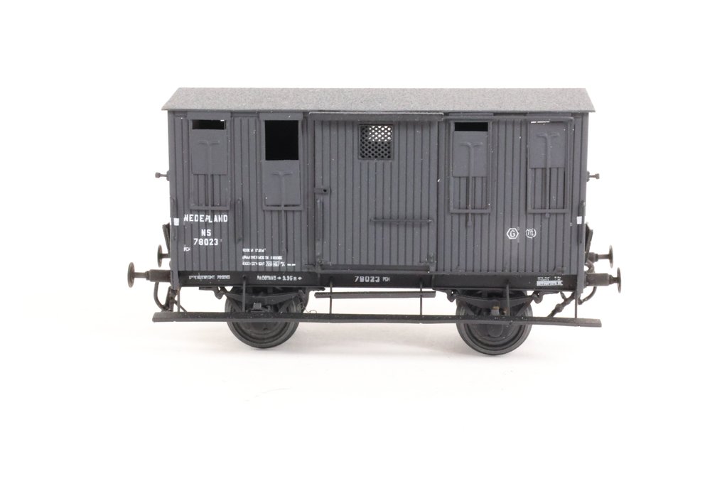 Werps H0 - Model wagonu towarowego (1) - Messing wóz konny 78023 - NS #2.1