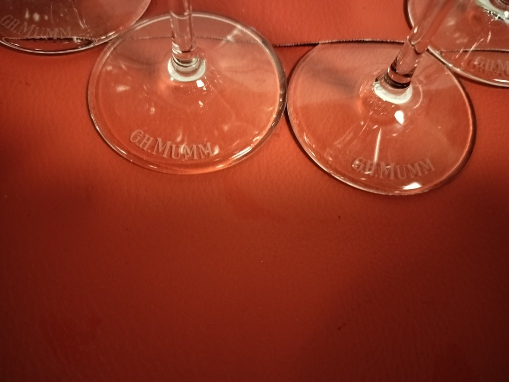 G.H. Mumm - 香槟杯 (12) - 长笛 - 玻璃 - 香槟酒杯 #4.3