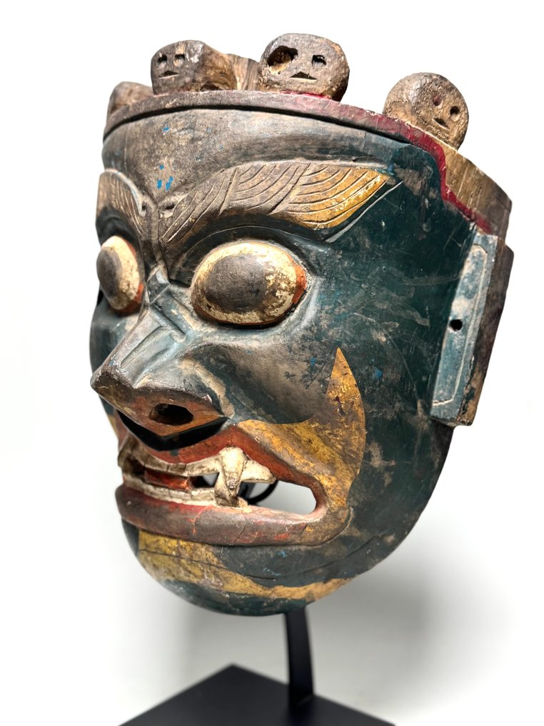 Μάσκα θεού προστάτη - Ινδουισμός - Kali - Νοτιοανατολική Νεπάλ  (χωρίς τιμή ασφαλείας) #1.0