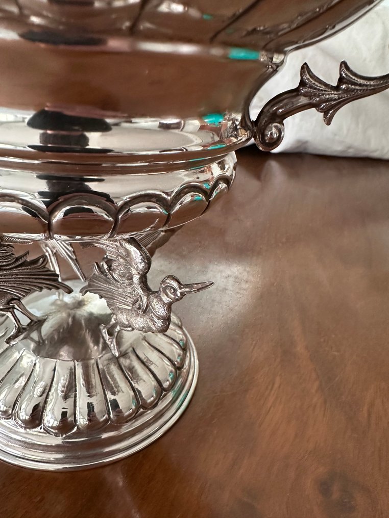 Fruktskål - Metall, Silver #2.1