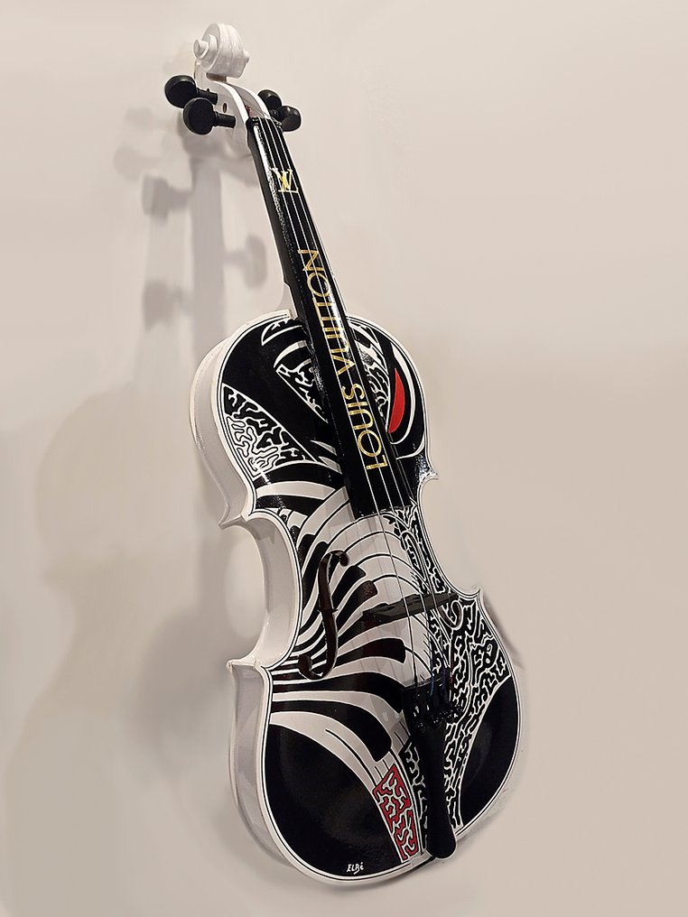 ELBé - Violon en bois 4/4 customisé à la main #2.1