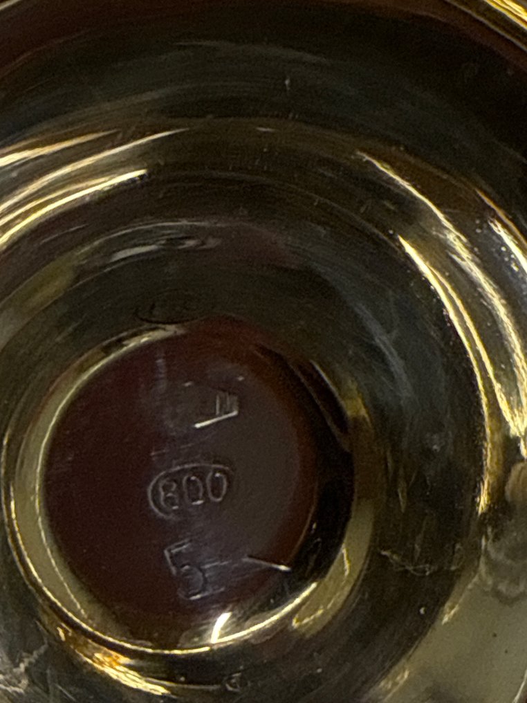 Borcan pentru zahăr - Argint - Recipient pentru zahăr din argint #1.0