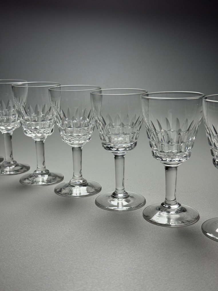 Val Saint Lambert - Drinking set (8) - Service MERY - Crystal #2.1