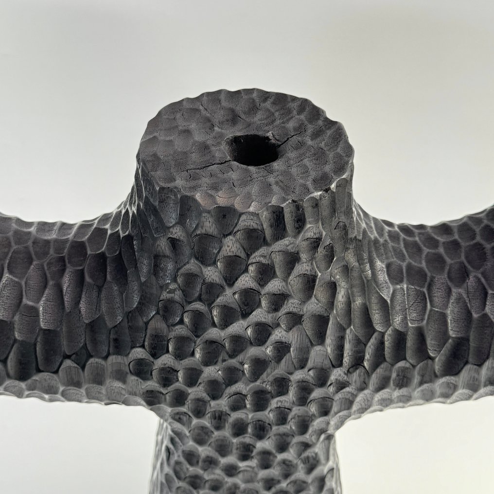 Loft83 Studio - Skål - Tre - Håndhakket lysestake #3.2