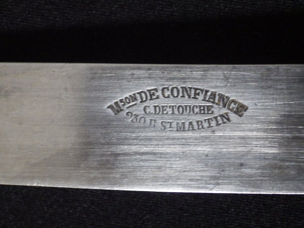 C.Détouche - Coltello da tavola (6) - Testa di Minerva - Argento primo titolo #3.2