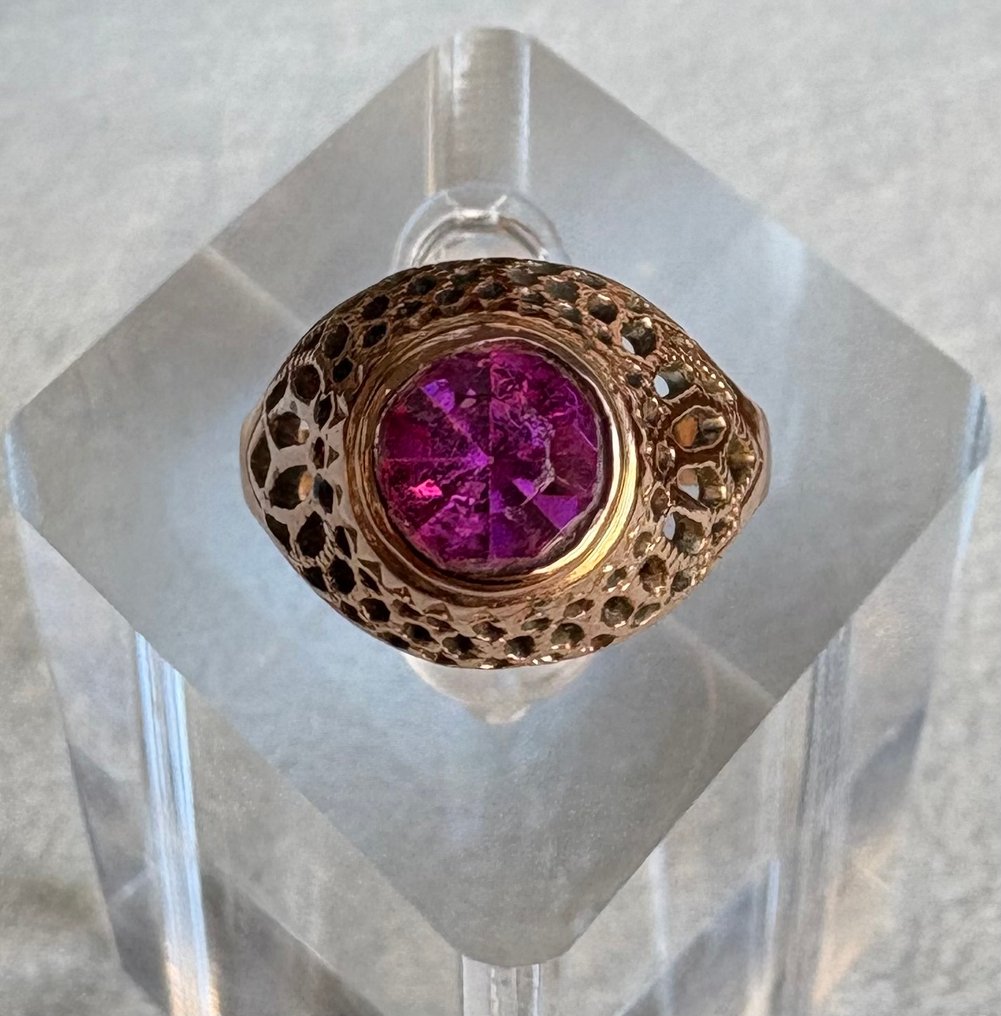 Δαχτυλίδι - 14 καράτια Ροζ χρυσό #1.0