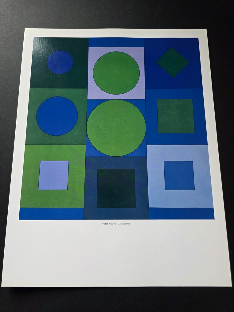 Victor Vasarely (1906-1997) - Alphabet V.B #3.2