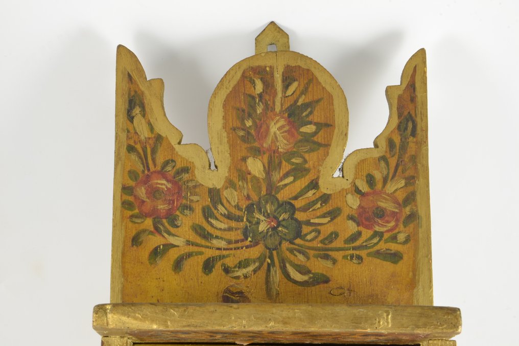 Wall shelf unit - Wood - psalm book rack #1.0