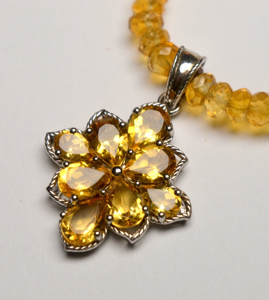 χωρίς τιμή ασφαλείας - Κολιέ Ασήμι 925 - 13,38γρ Κιτρίνης #4.3