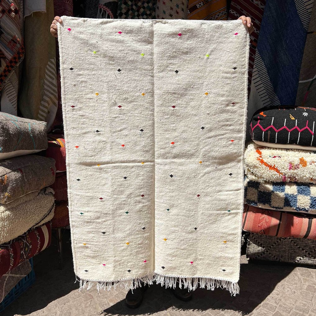 Kadhena - Kilim - Χαλί - 150 cm - 103 cm - Αληθινό χαλί Μπερβέρ #4.3