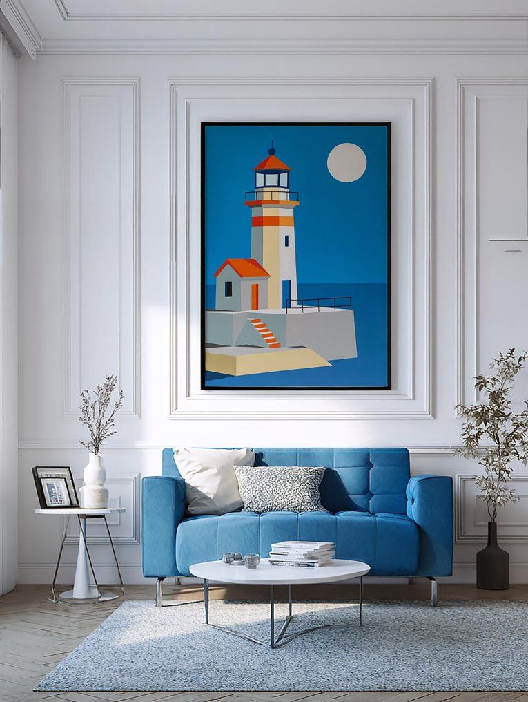 Nelson F. León - "Escenario Costero" XL- (NO Reserve) #2.1