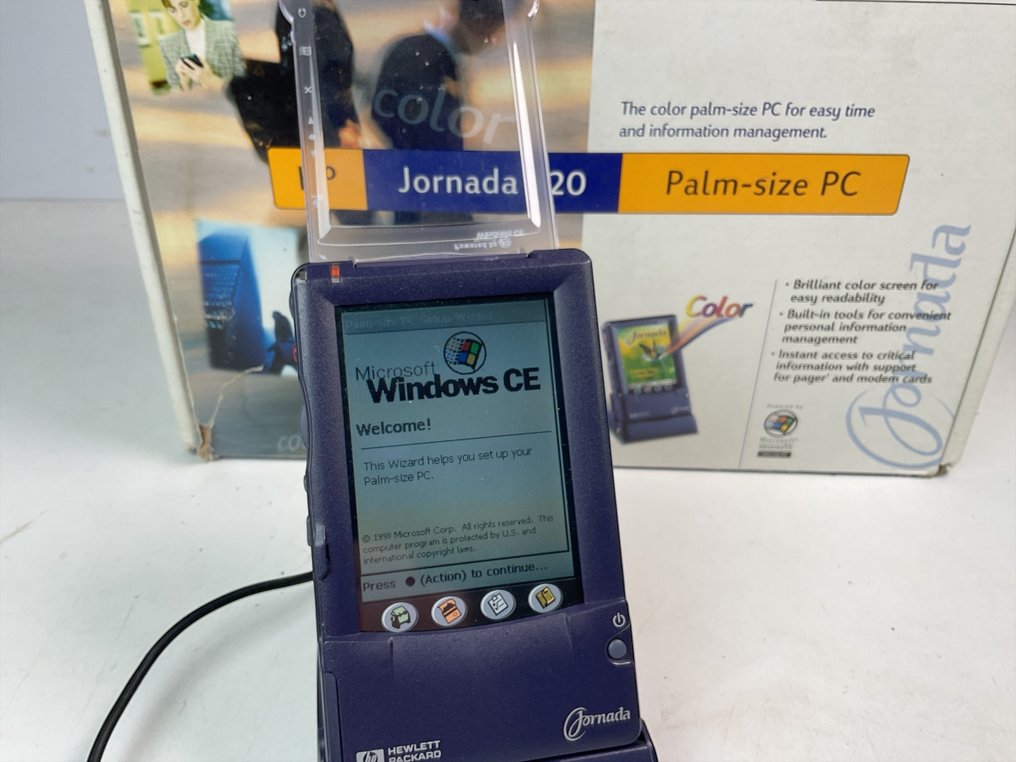 Hewlett Packard Jornada 420 - Computer (1) - I original æske #1.0