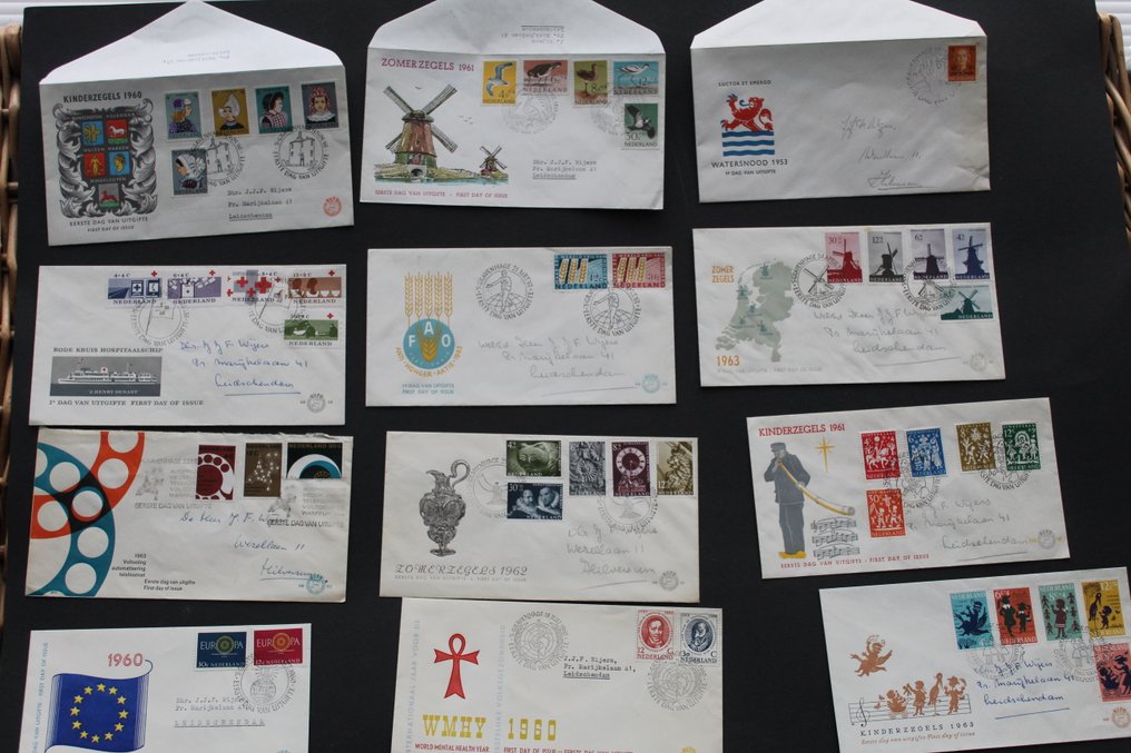 Nederland 1940 - Forløper-FDC-er, postforsendelser, FDC-er osv. #2.1