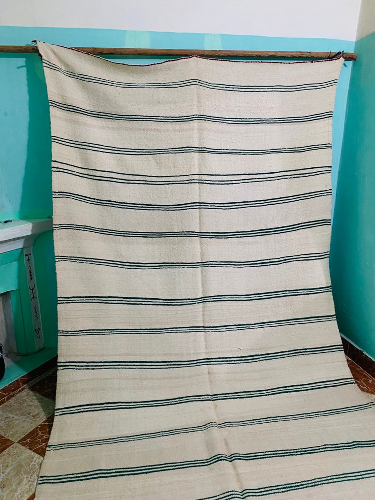 地毯 - 330 cm - 195 cm - 白色的摩洛哥地毯 #4.3