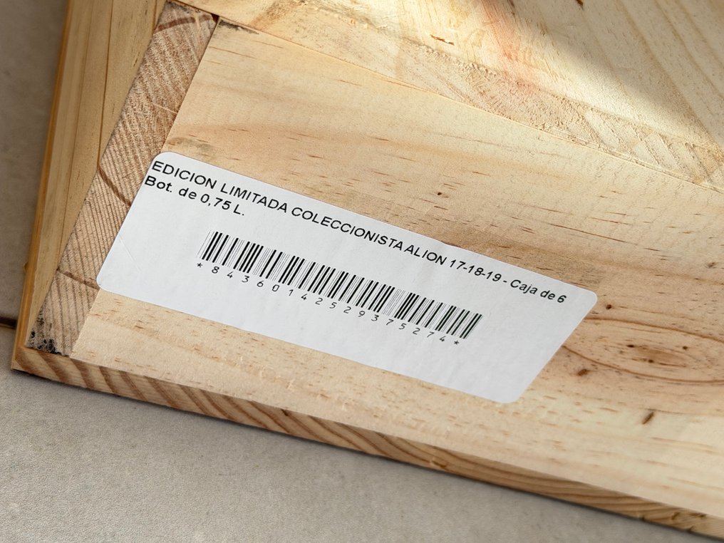 Tempos Vega Sicilia. Alion. Colección Vertical 2017x2, 2018x2 & 2019x2 - Ribera del Duero - 6 Bottles (0.75L) #3.2