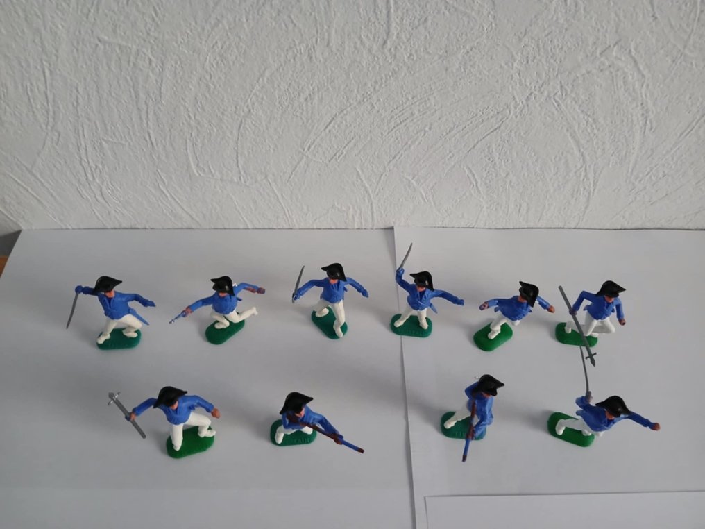 Timpo Toys - Statuetta - 9x American Revolution 1:32 - Plastica #1.0