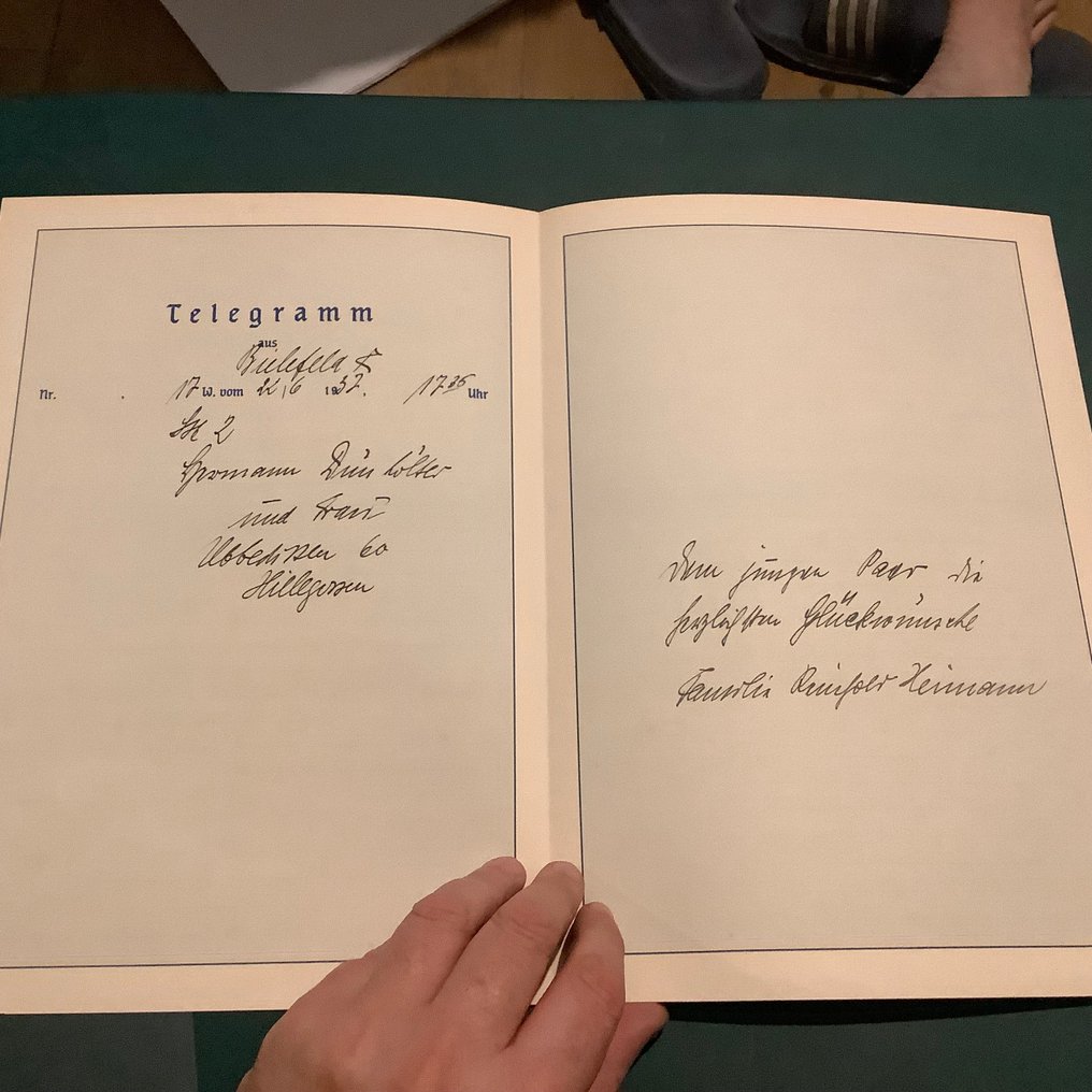 Γερμανική Αυτοκρατορία 1936 - Τηλεγράφημα με παράκτια γιοτ. - Michel #1.0