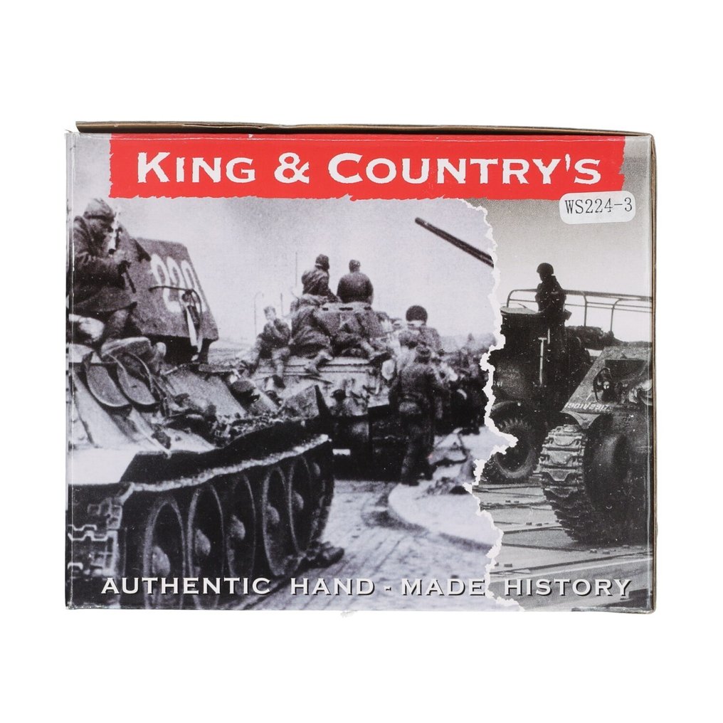 King & Country - World War II - Waffen SS - Statuetta - WS224-3 “Pz.Kpfw.38(T)#204” - Metallo bianco #3.2