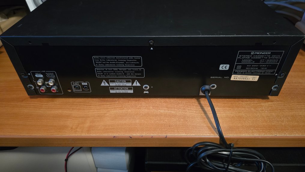 Pioneer - CT-W205R 录音带卡座 #4.3