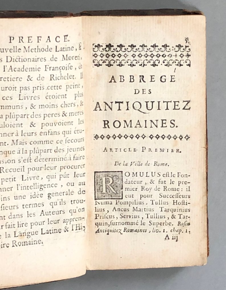 Nicolas Théru - Abrégé des antiquitez romaines - 1725 #4.3
