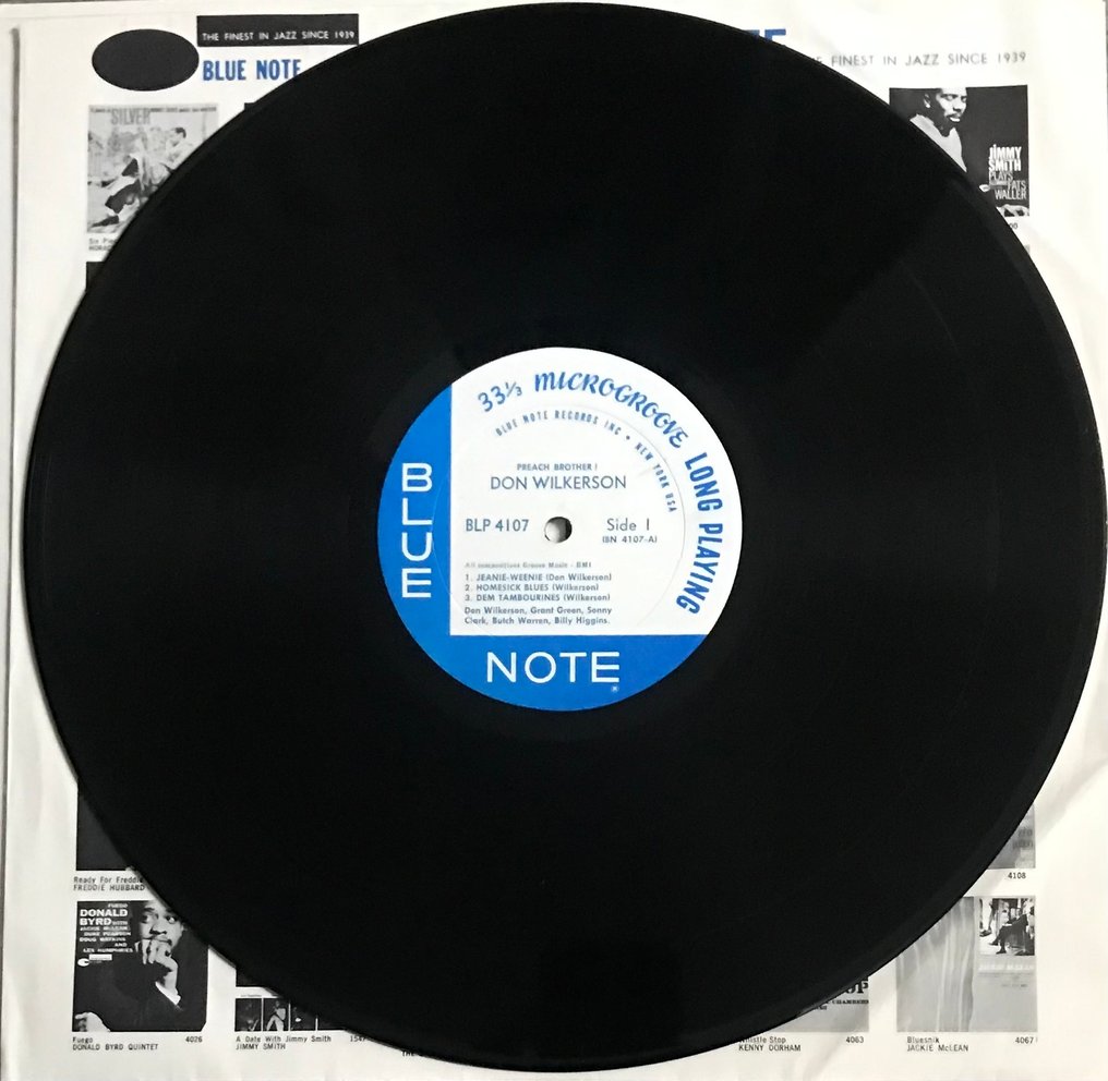 Don Wilkerson - Preach Brother! - Δίσκος βινυλίου - 1st Mono pressing - 1962 #4.3